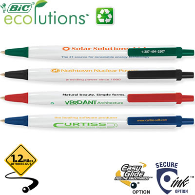 Customized Pens: BIC Tri Stic Ecolutions Recycled Pen