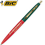 Customized Pens: BIC Clic Pen with Gold Trim