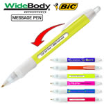 Customized Pens: BIC WideBody Message Pen Brites