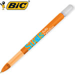Customized Pens: BIC Media Clic Ice Pen with Rubber Grip