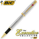 Customized Pens: BIC Worthington Chrome Twist Roller Ball Pen